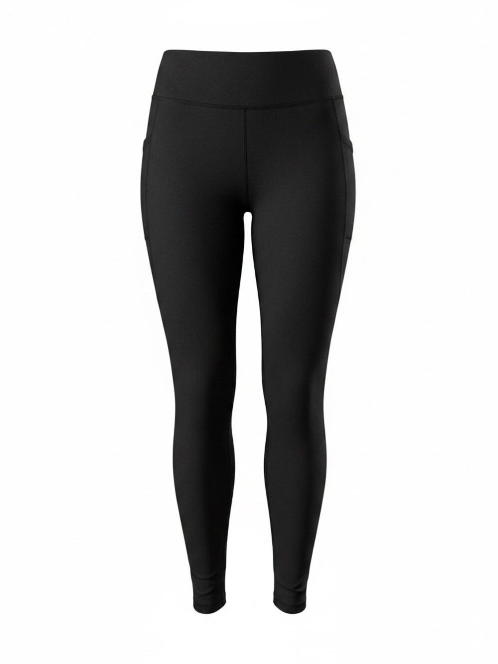 Beverly Hills Polo Club Women Black Leggings With Side Pockets Size M - NWT